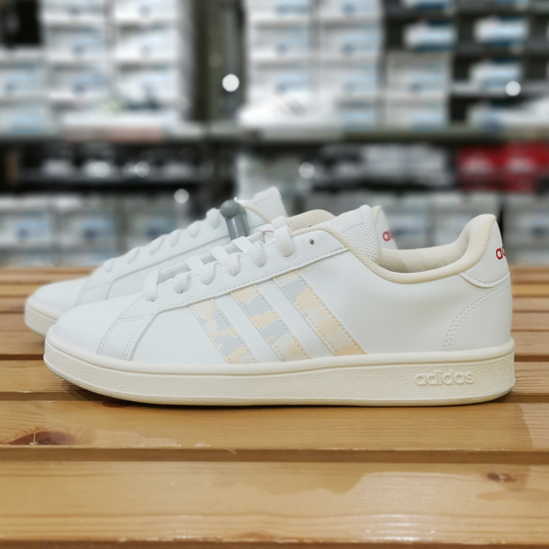 阿迪达斯男鞋2024新款夏季款Adidas板鞋正品小白鞋运动鞋子FY8568 - 图2