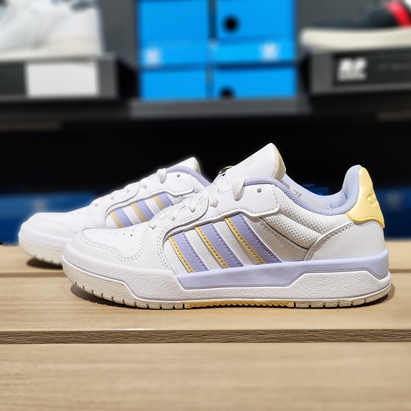 阿迪达斯女鞋秋冬季Adidas板鞋小白鞋2023新款运动鞋子正品GX3814-图0