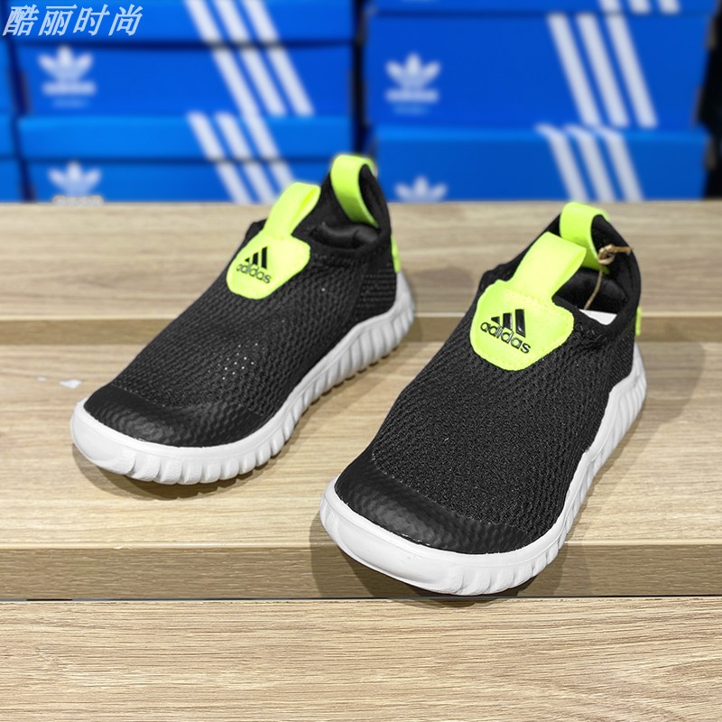 阿迪达斯男童鞋儿童鞋Adidas夏季新款凉鞋一脚蹬海马鞋透气GY9392-图1