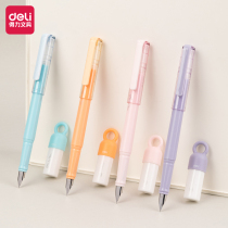 The able students use primary school students to practice the handwriting and positive posture with exchangeable thermal ink sac pen writing smoothly with pen-and-pen device thermal-sensitive erasable pen