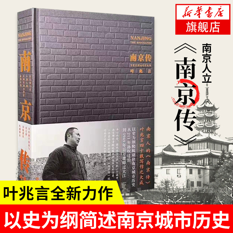 【凤凰优选】南京传 叶兆言 南京人立南京传以史为纲简述南京城市历史六朝古都兴衰荣辱发展史 译林中国历史地方史正版书籍 - 图0