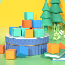 The Right-hand Mathematical Geometric Graphic Teaching Aid Kit First Grade Solid Graphics School Cube Cube Teaching Aid