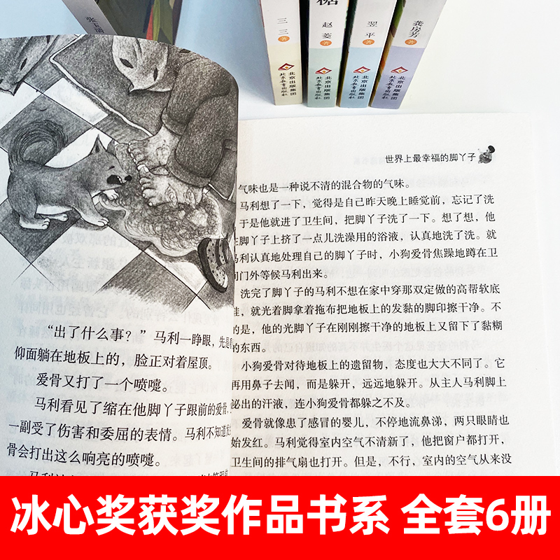 冰心奖获奖作品书系 全套6册 儿童文学全集 三四五六年级课外阅读书籍小学读物下册3-4-5适合小学生课外书阅读正版 - 图1