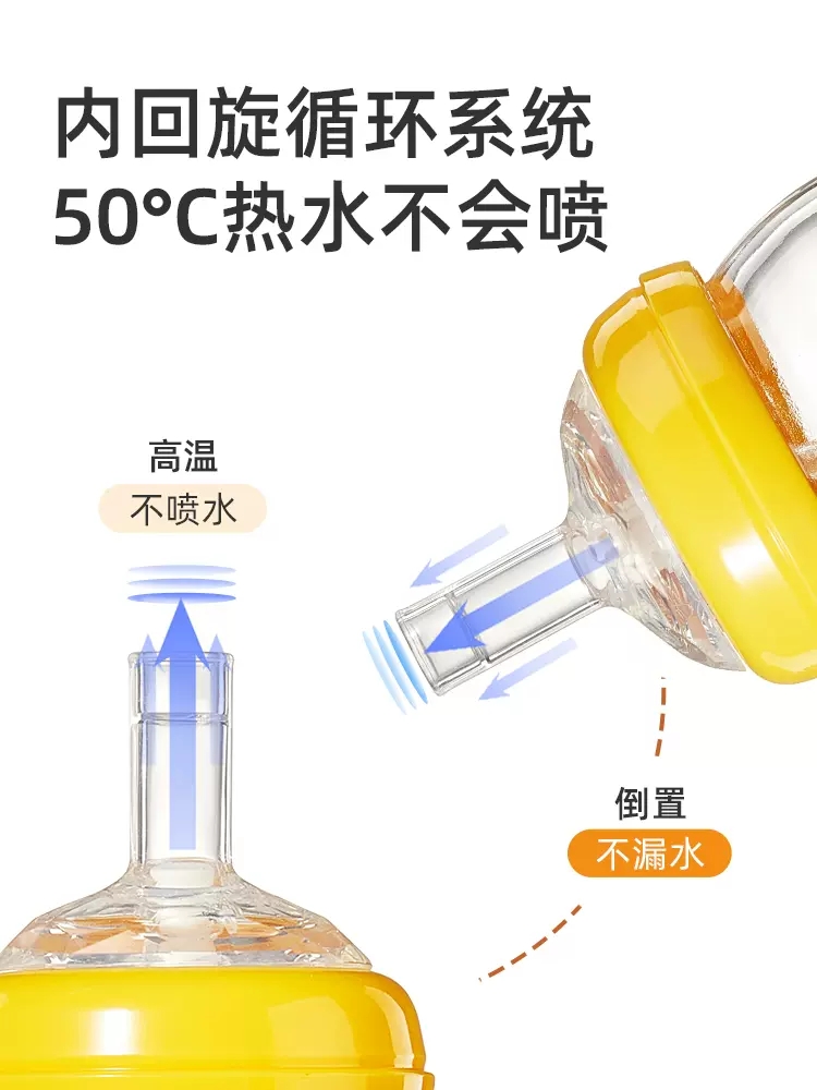 适配贝*亲奶瓶吸管配件通用第3/2代学饮嘴硅胶奶嘴替换头重力球