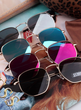 复古风大框茶色太阳镜特价清仓