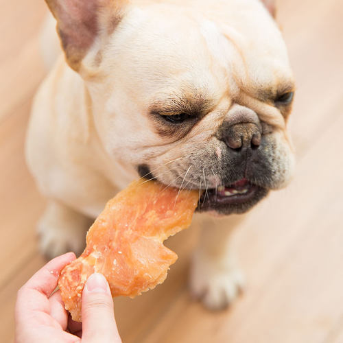 嬉皮狗鸡胸肉零食90g宠物磨牙棒训练奖励泰迪幼犬饼干狗狗鸡肉干 - 图2