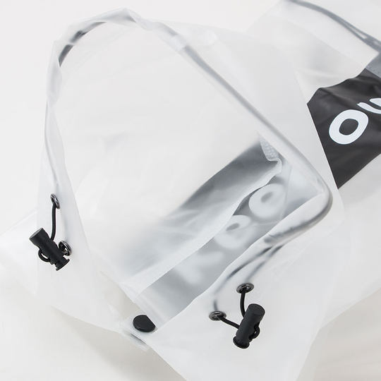 Hippie Dog Transparent Bichon Frize Raincoat