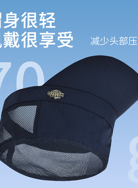 夏季户外全封口透气轻薄平顶帽