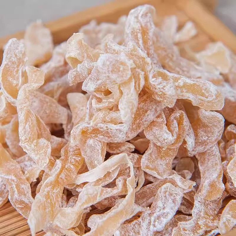 Dried figs, shredded papaya, shredded figs, bulk preserved fruits, candied fruits, nostalgic snacks