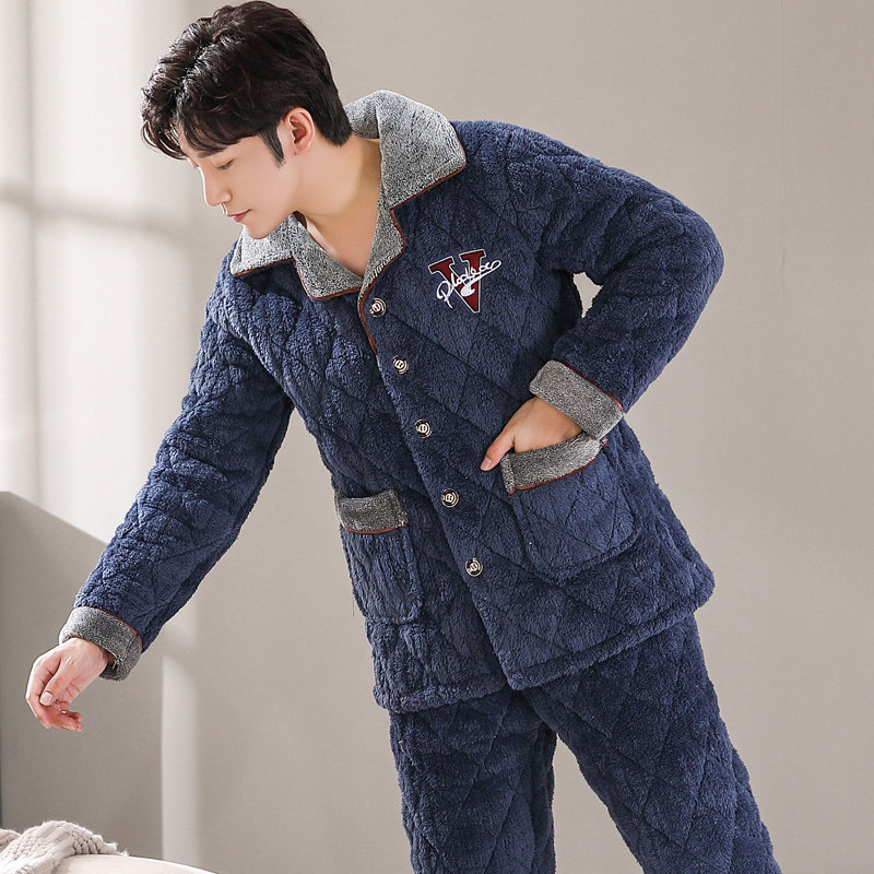 男冬季睡衣 亿美希服饰睡衣/家居服套装