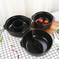 Jtripod Ceramic Mandarin Duck Pan Electric Pottery Stove Ming Fire Commercial Hot Pot Basin Bunch of Spicy Hot special Dry Burning Saucepan Soup