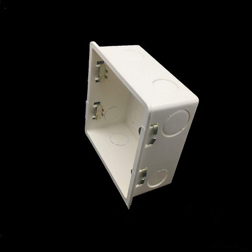 PVC加厚120暗装阻燃双联接线盒暗盒通用底盒 120中央空调大方盒 - 图1