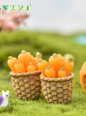 微景观摆件可爱动物卡通小兔子房子萌兔园艺植物树脂配件兔年摆件