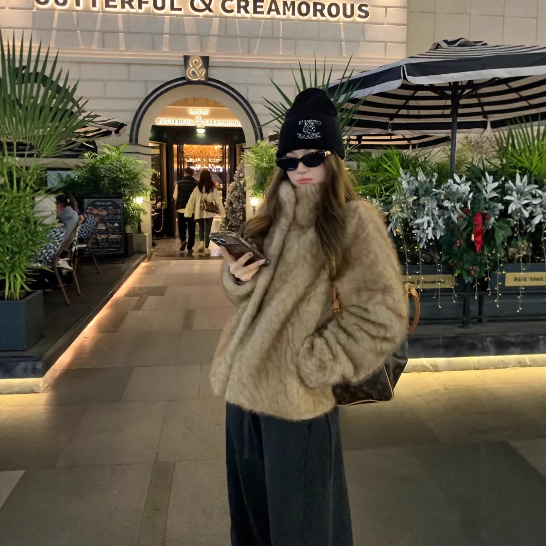 超火高级感立领短水貂环保皮草女冬季毛毛大衣保暖显瘦外套年轻款,淘宝优惠券,粉丝福利购,淘宝优惠卷