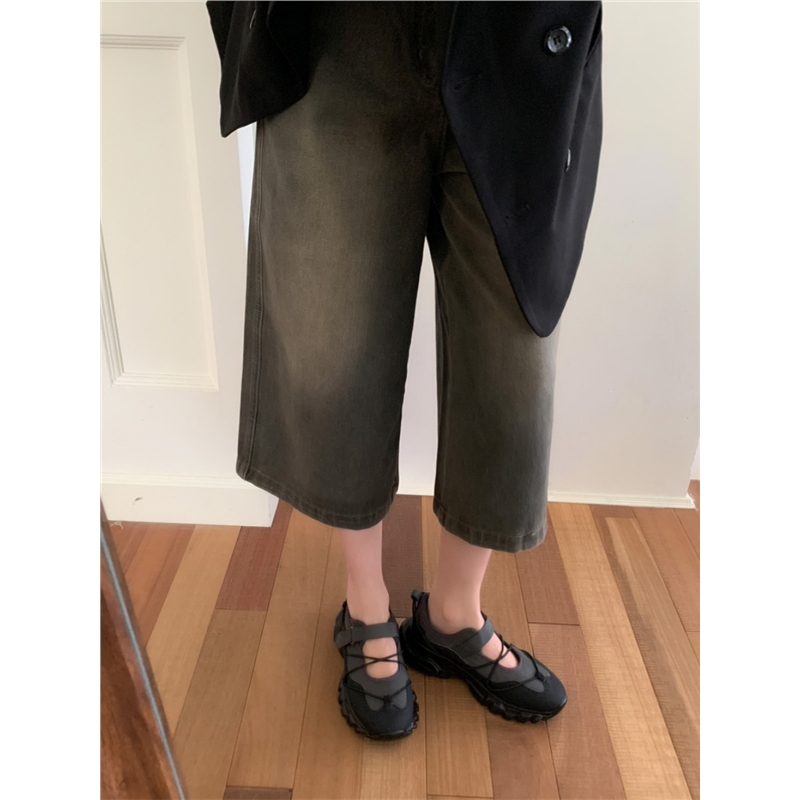 2025春秋季新款圆头松糕底魔术贴运动增高减龄少女玛丽珍鞋德比鞋,淘宝优惠券,粉丝福利购,淘宝优惠卷