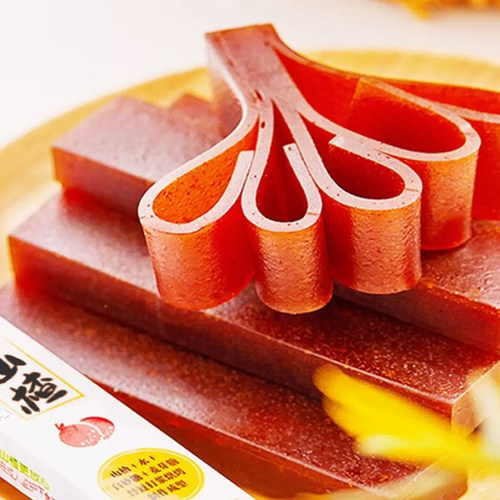 巨源原味山楂 零食条糕片卷400g*2袋老式果丹皮小包装无添加色素 - 图1