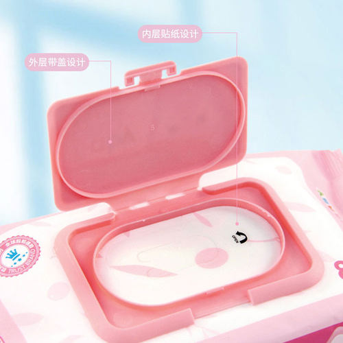 漂亮宝贝婴幼儿童湿巾纸巾幼儿新生手口专用屁宝宝家用实惠装大包 - 图1