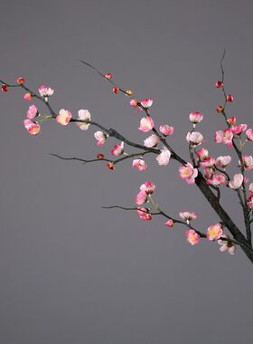 仿真梅花枝腊梅插花客厅装饰假花