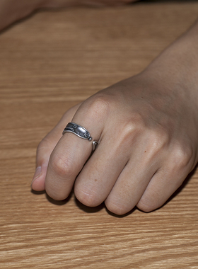 原创设计风永恒纯银戒指