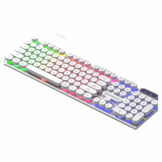 Teclado Teclado mecánico sensación ratón conjunto de escritorio portátil teclado universal de alto valor USB juego con cable