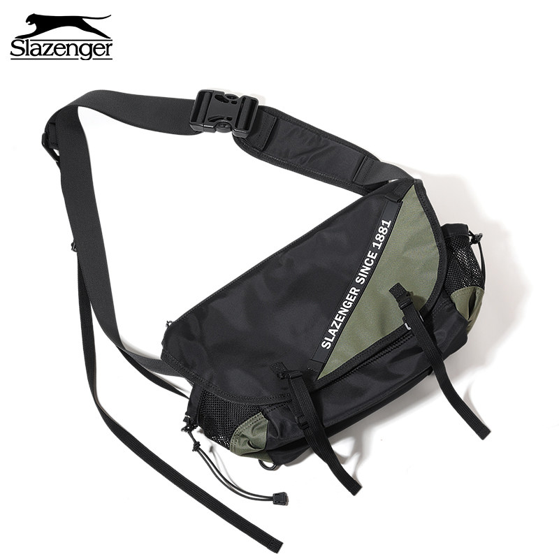 slazenger潮牌机能男生百搭斜挎包 slazenger箱包男士包袋