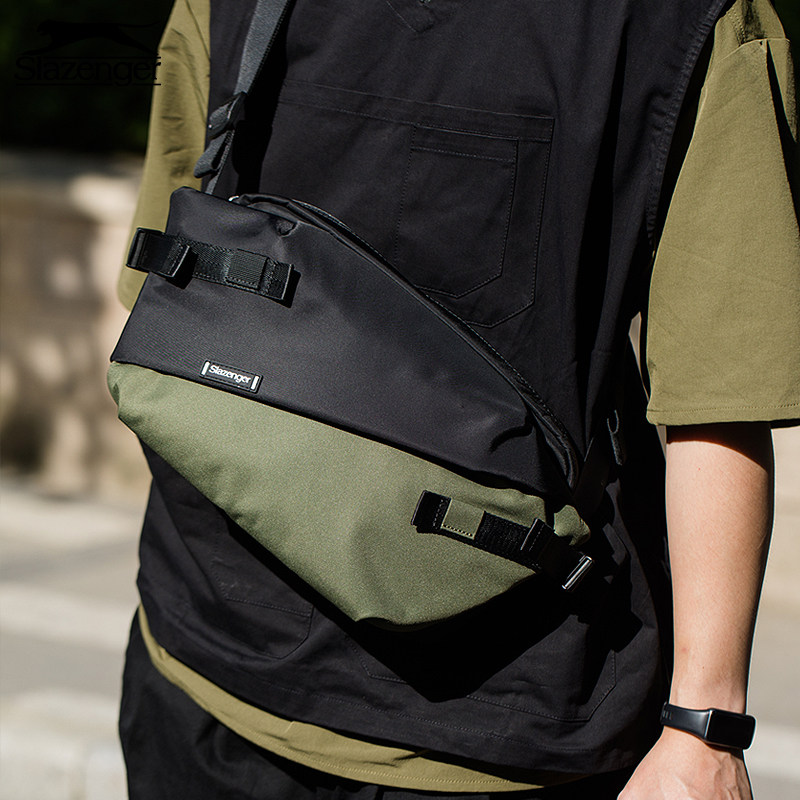 slazenger潮牌ins百搭小男士包包 slazenger箱包男士包袋