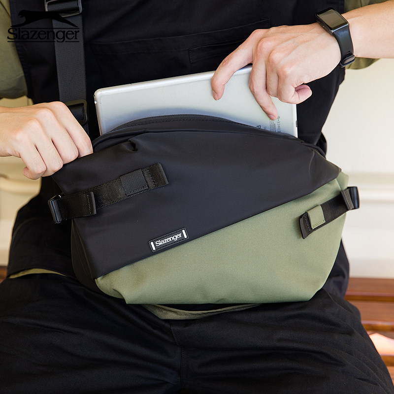 slazenger潮牌ins百搭小男士包包 slazenger箱包男士包袋
