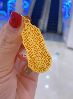 金包银吊坠女长脸佛送老婆礼物