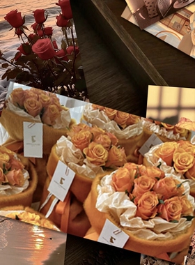女装店装饰ins落日法式墙贴卡片