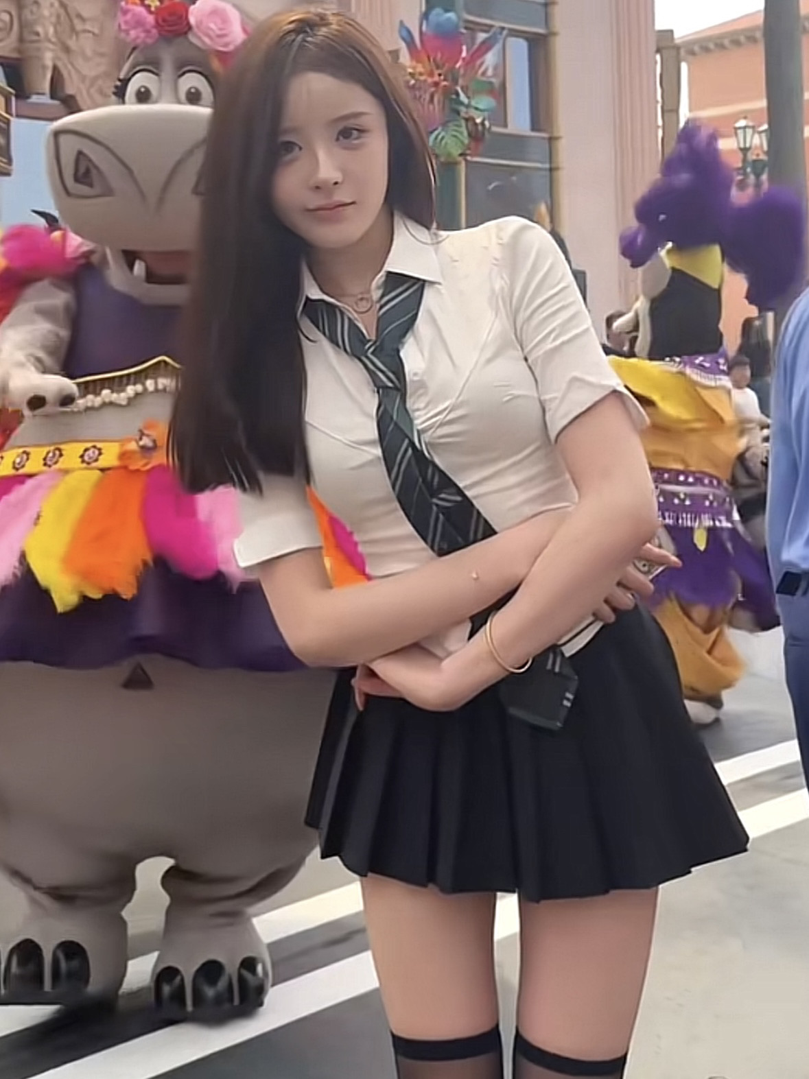 学院性感JK白色衬衫制服百褶裙套装新款收腰纯欲风辣妹衬衣女夏季,淘宝优惠券,粉丝福利购,淘宝优惠卷