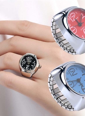 手指表戒指手表女真表创意装饰个性男迷你科技潮流指环