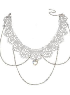 蕾丝项圈女颈带choker脖子圣诞节
