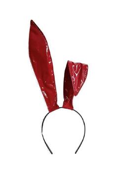 皮质兔女郎发箍角色演耳朵面具爱心项链cosplay道具派对头饰装扮
