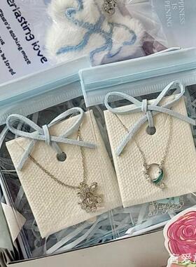ins高颜值粉色蓝色pvc密封袋
