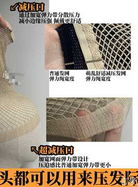 专用两头通发网大头围两个性宽边