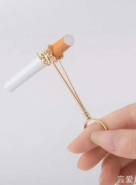 戒指烟托烟架创意个性卷烟烟嘴架