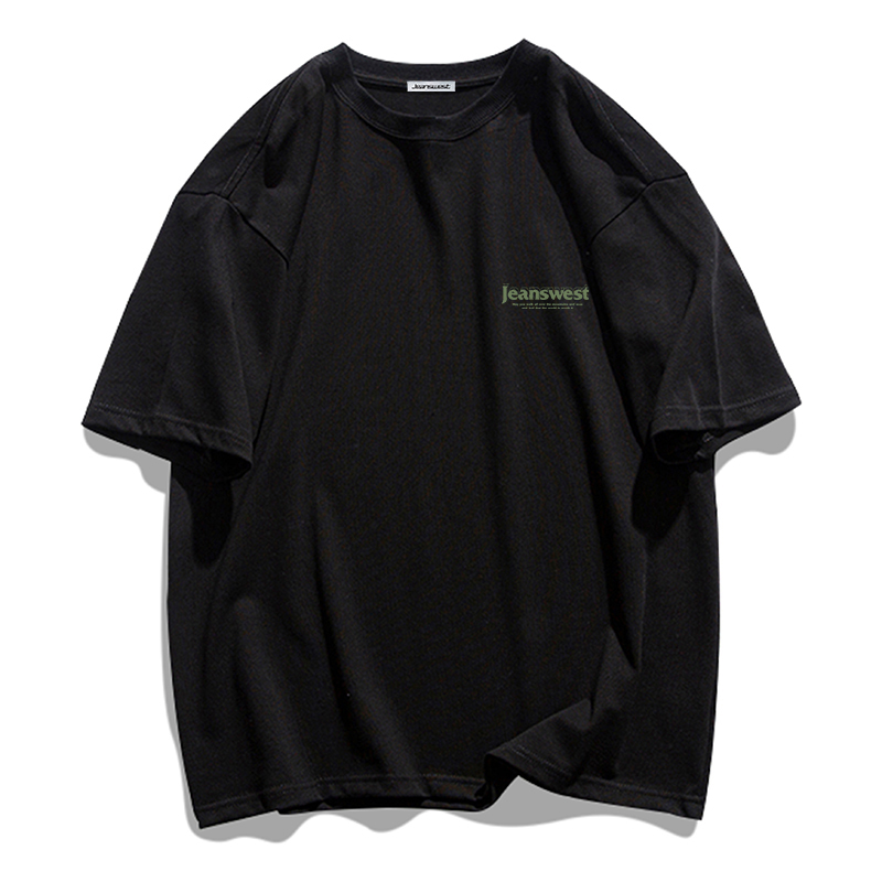 KP真维斯男装2025夏季潮流印花纯棉短袖T恤男宽松百搭夏装打底衫