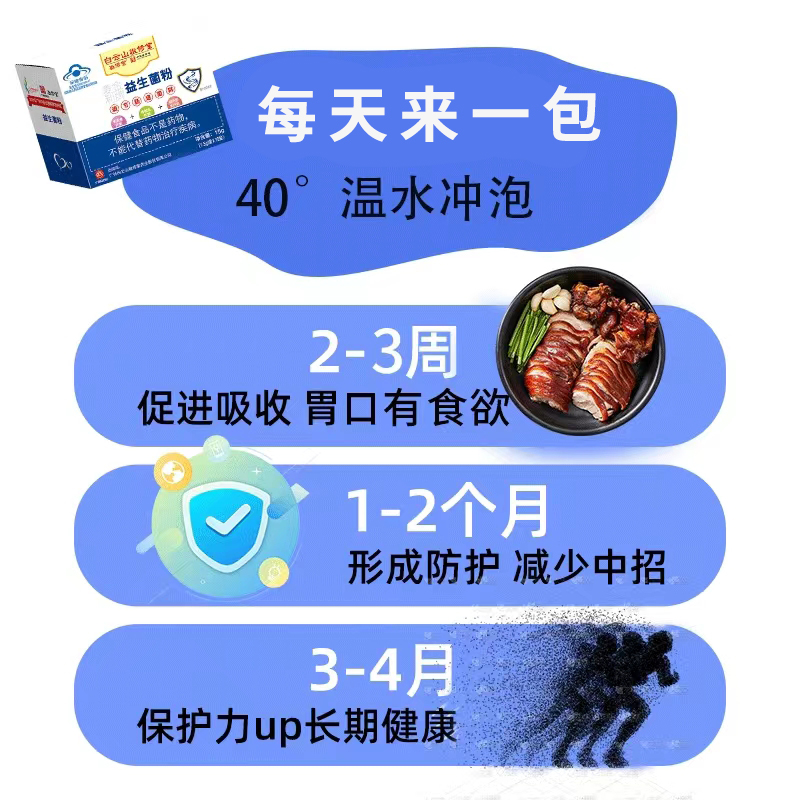 白云山敬修堂麦金利牌儿童益生菌粉中老年肠道菌群成人-第5张图片-提都小院