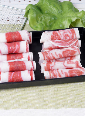 生鲜牛肉丸配料豆腐海带模型道具