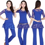 Летний кружевной комплект, костюм для взрослых для танцевального шоу, штаны