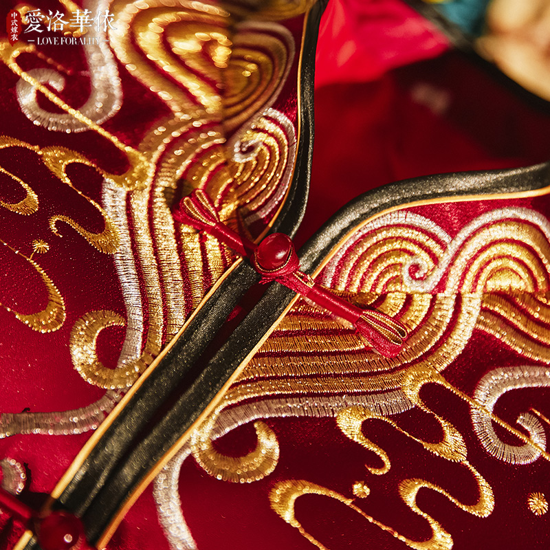 秀禾服男装2021年新款中式结婚礼服 爱洛华依其他民族服装