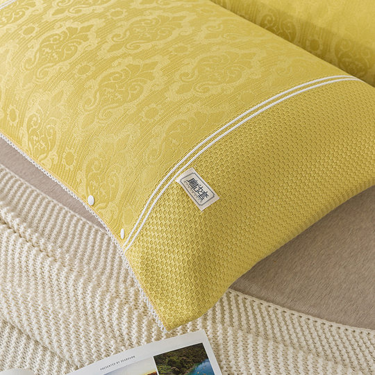 Paar Kissenbezüge aus Bambusfaser mit Anti-Rutsch-Kissenbezügen