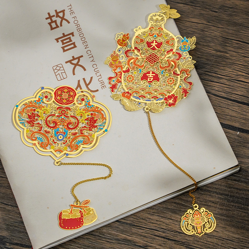 故宫 如意福禄艺术书签 书夹葫芦如意 创意 故宫文创 官方旗舰店,淘宝优惠券,粉丝福利购,淘宝优惠卷