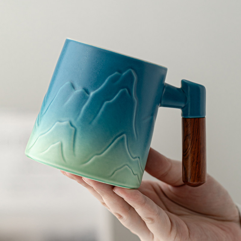 故宫 千里江山泡茶杯（款二）升级版 生日礼物 中秋礼物,淘宝优惠券,粉丝福利购,淘宝优惠卷