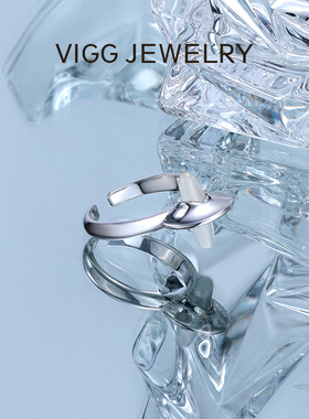 VIGG陀螺开口戒指女百搭设计感