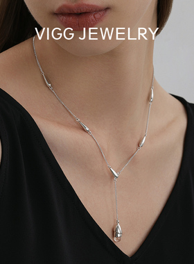 【VIGG】凝露系列/垂露项链白水晶高级感饰品