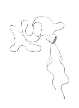 【张琪JIEJI专属】几何抽拉长款项链女轻奢小众设计锁骨链配饰-zb
