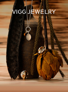 VIGG双行星项链女新款