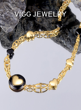 VIGG爱心胶囊项链女复古高级感