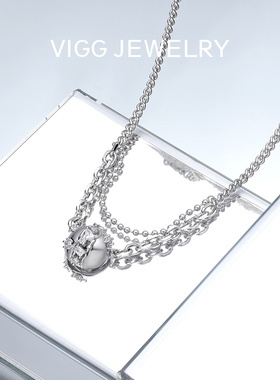 VIGG星穹项链女双层设计锁骨链